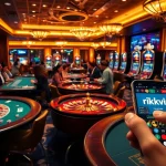 Experience thrilling gameplay at rikvip casino with vibrant gaming tables and exciting slot machines.