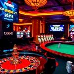 Experience thrilling gaming at meilleurs sites de paris sportifs 2026 with vibrant tables and digital displays.