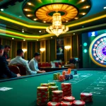 Experience excitement at le meilleur casino en ligne with high-stakes poker and vibrant casino tables.