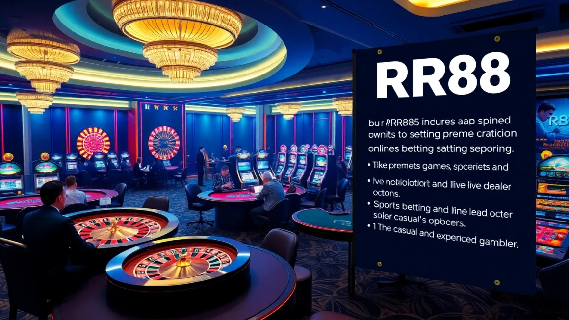 Exciting gameplay at http://https://rr88sn.com/, featuring roulette tables and engaged players in a luxury casino.