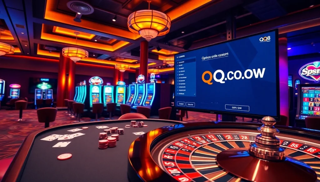 Experience the excitement of online gambling at qq88.co.com with captivating casino games and vibrant visuals.
