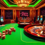 Nohu90 players enjoying a vibrant casino environment with exciting games and luxurious decor.