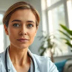 Understanding depression symptoms during a mental health consultation in a serene setting.