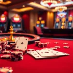 Players enjoying an exciting poker game at 789P casino, featuring chips and cards.